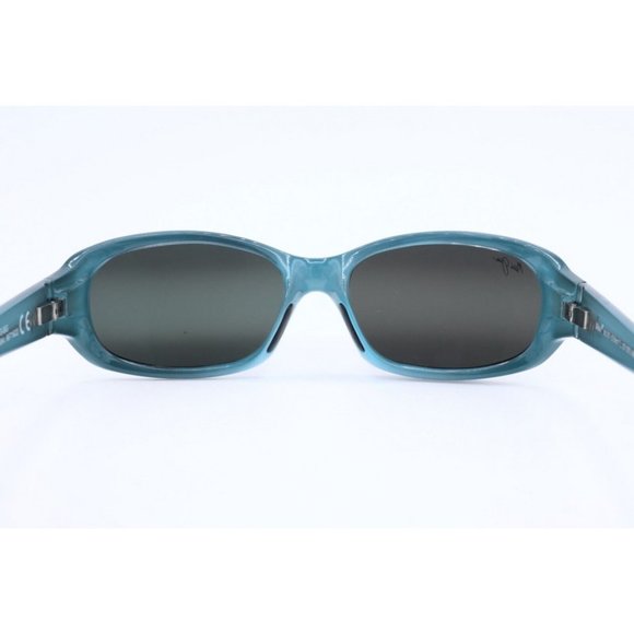 Maui Jim Punchbowl MJ 219-03 Rectangle Black Polarized Sunglasses Gray Lenses - Picture 6 of 7